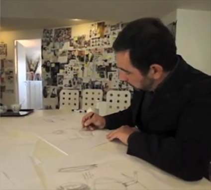 Alain Pineau working